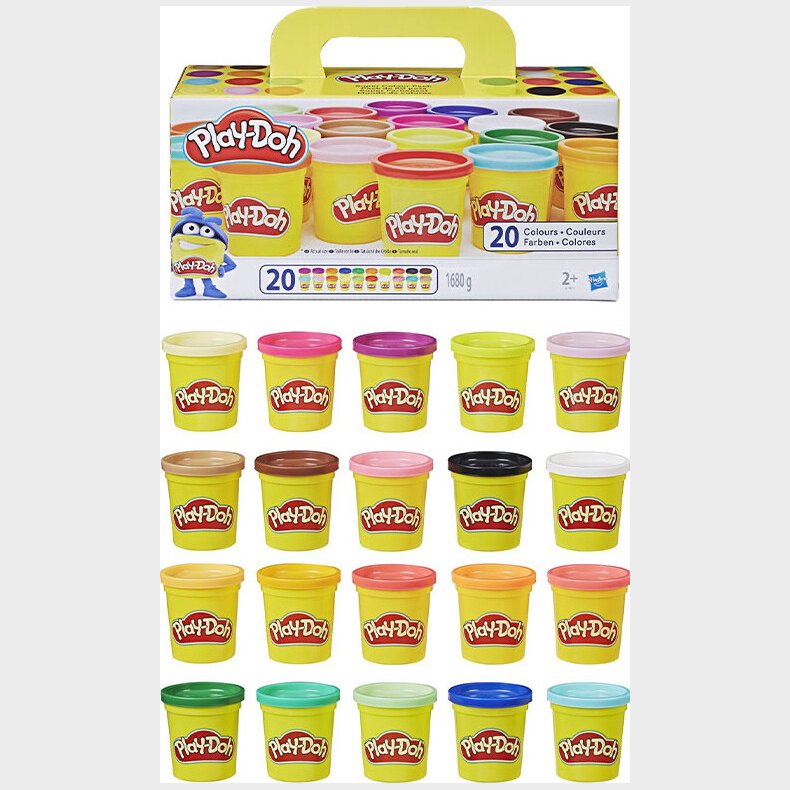 Play-doh - Modellervoks St Med 20 Btter