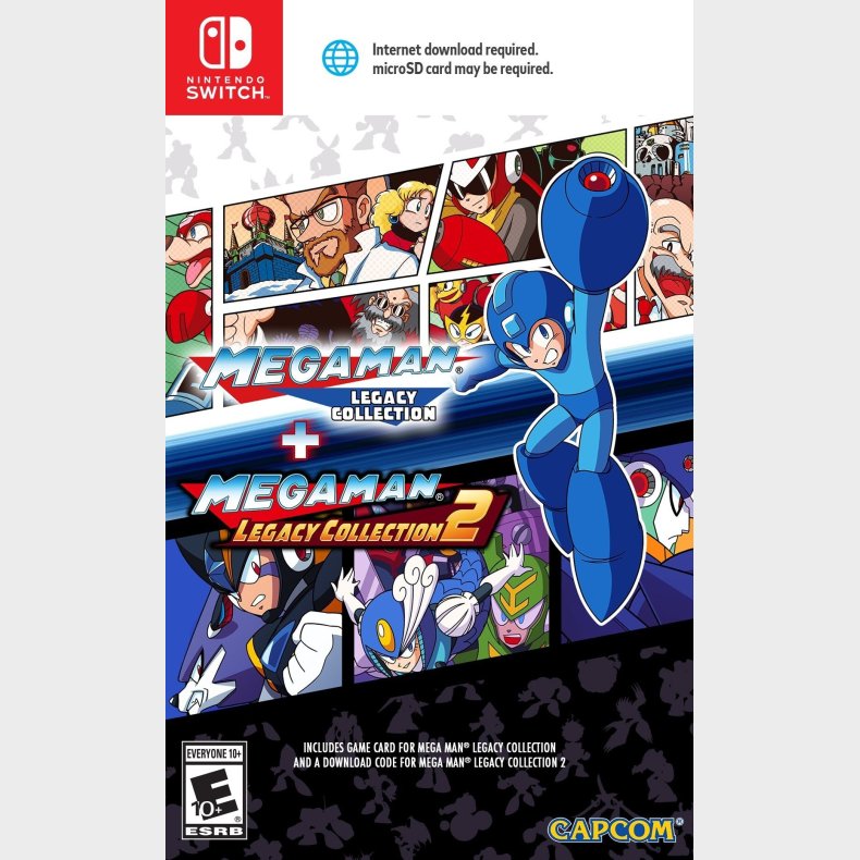 Mega Man Legacy Collection 1 + 2 - Nintendo Switch