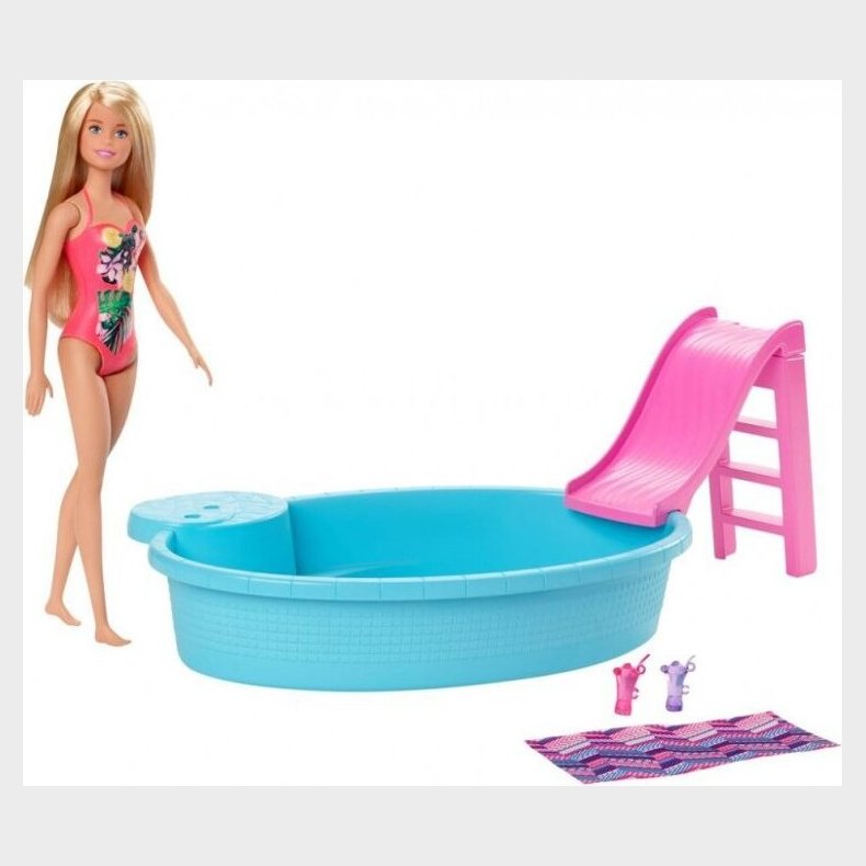 Barbie Pool Og Dukke Legest