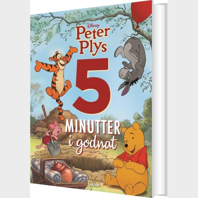 Fem Minutter I Godnat - Peter Plys - Disney - Bog