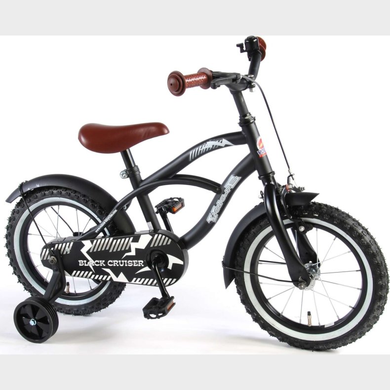 Volare Brneykel - 3,5-5 r - 12'' - Black Cruiser - Sort