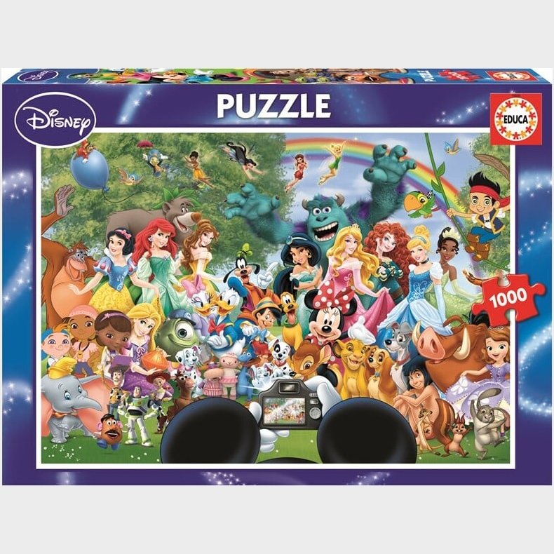 Educa - Puslespil Med 1000 Brikker - Disney Figurer