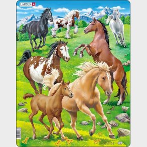 Larsen Heste Puslespil Med 65 Brikker