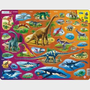 Larsen Puslespil - Naturhistorie Dyr - 85 Brikker