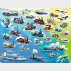 Larsen Puslespil - Historiske Kretjer 1783-1939 - 54 Brikker