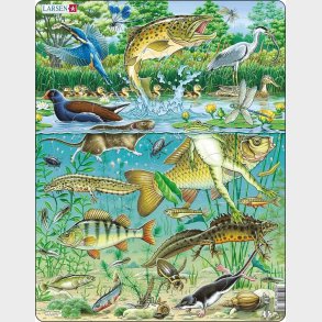 Larsen Puslespil - Sens Dyr - 50 Brikker