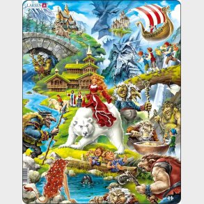 Larsen Puslespil - Folkeeventyr - 30 Brikker