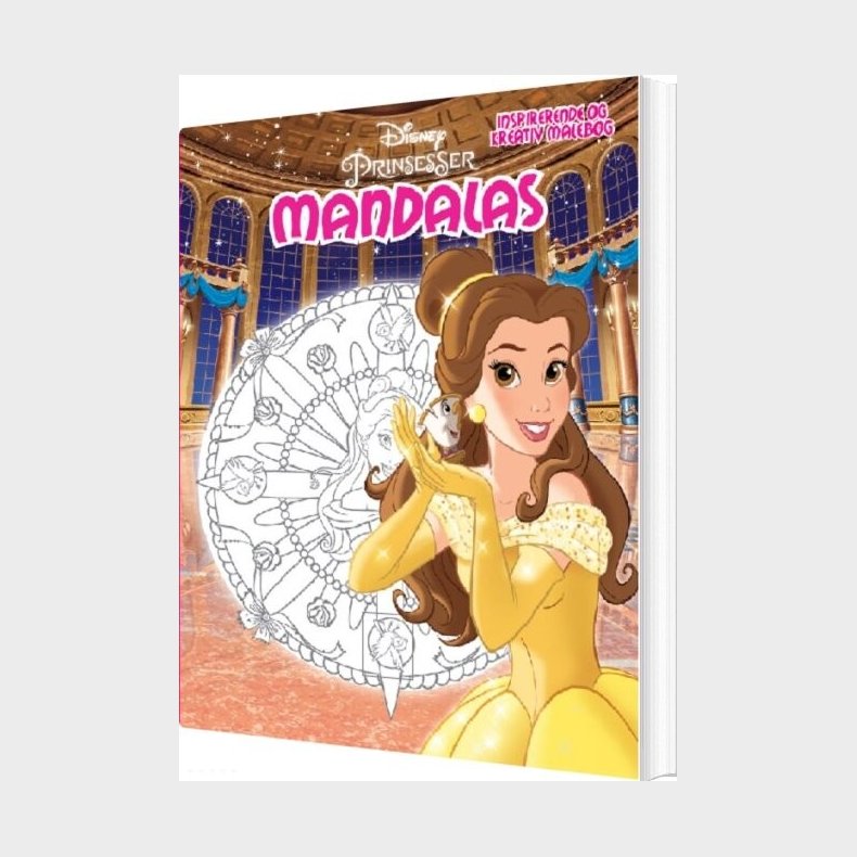 Disney Prinsesse Mandalas Malebog - Belle - Diverse - Bog