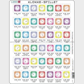 Larsen Puslespil - Lr Klokken Spil - 42 Brikker