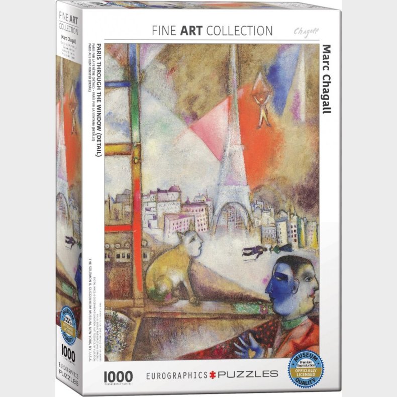 Eurographics - Puslespil Med 1000 Brikker - Paris - Chagall