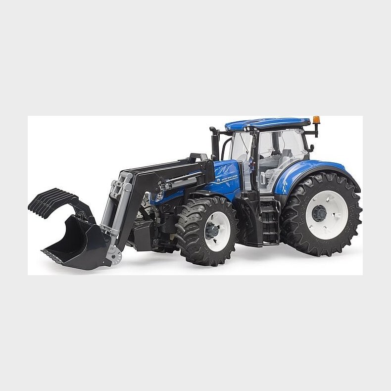 Bruder - New Holland T7.315 Legetjstraktor Med Frontlsser - 3121