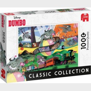 Jumbo - Disney Puslespil Med 1000 Brikker - Dumbo