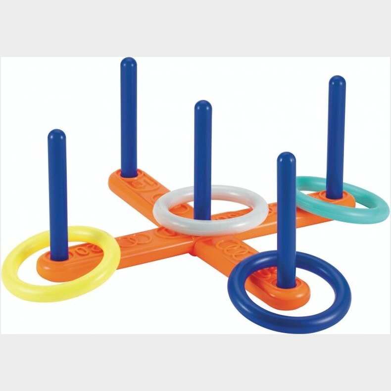 Ringspil I Plastik Med 4 Ringe