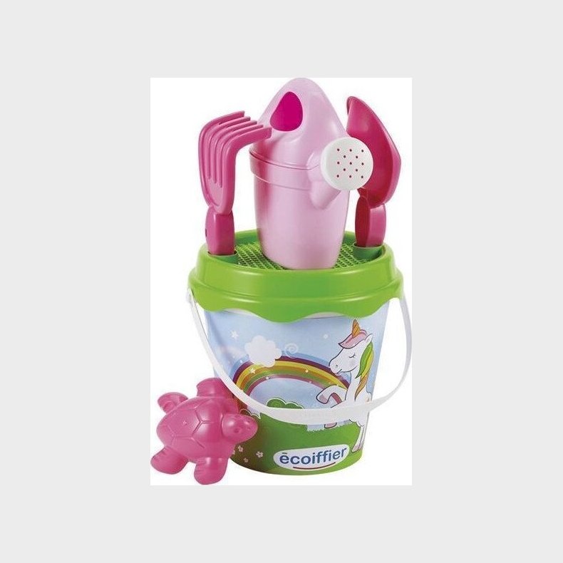 Sandkasse Spand Med Enhjrning Og Tilbehr