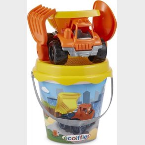 Sandkasse Spand Med Lastbil Og Tilbehr