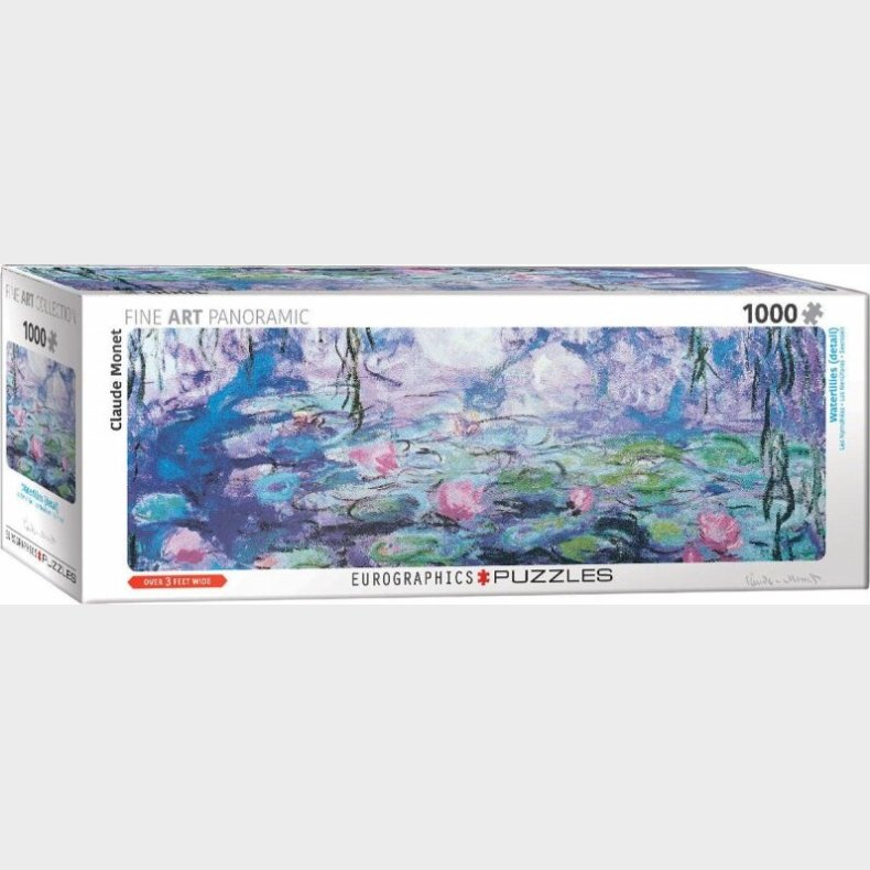 Eurographics - Puslespil Med 1000 Brikker - Claude Monet - Vandliljer