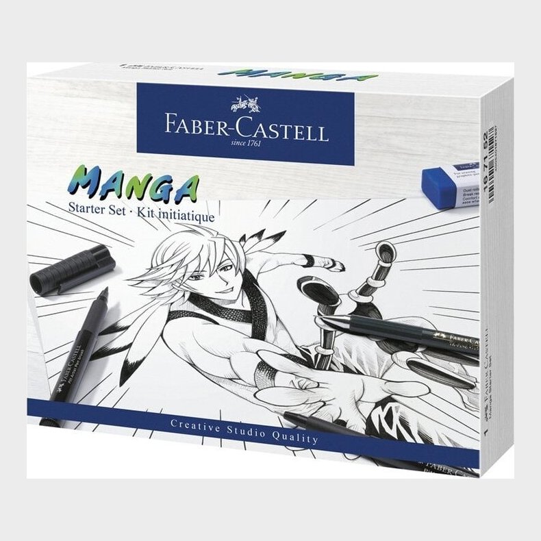 Faber-castell - Pitt Artist Pen India Ink - Manga Starter St