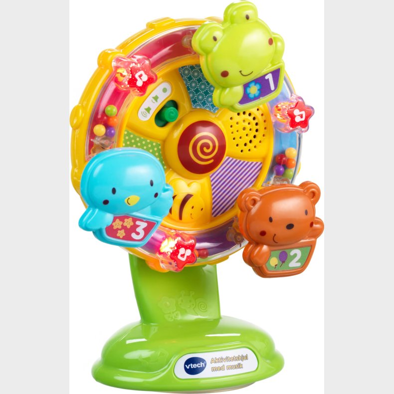 Vtech - Aktivitetslegetj Til Baby - 6 Mdr. - Hjul Med Lyd