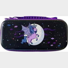 Nintendo Switch Lite Case Etui - Lilla Med Enhjrning