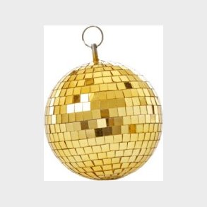 Rice - Guld Diskokugle - 15 Cm