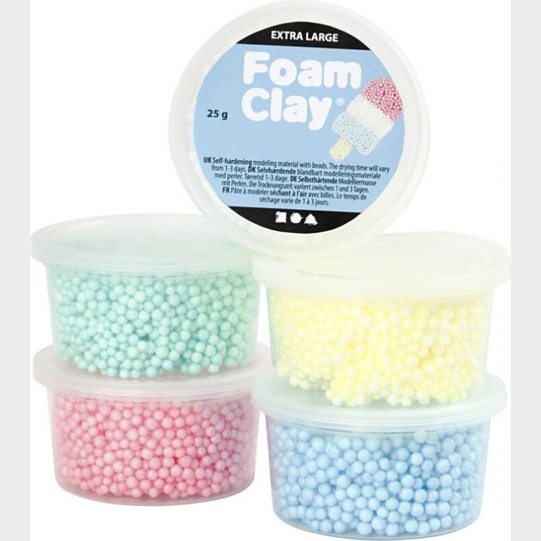 Foam Clay - Extra Stor - 5x25 G