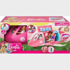 Barbie Fly - Drmme Flyvemaskine Med Pilot Dukke