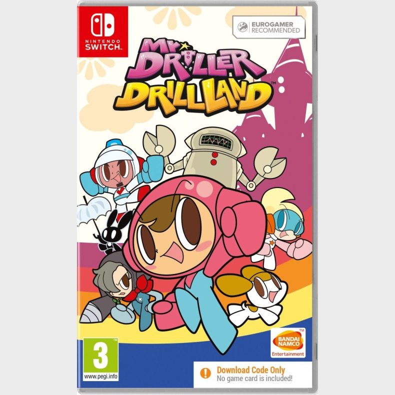 Mr. Driller Drillland - Kode I Boks - Nintendo Switch