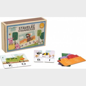 Lr At Stave Spil - Puslespil Med 37 Brikker - Staveleg