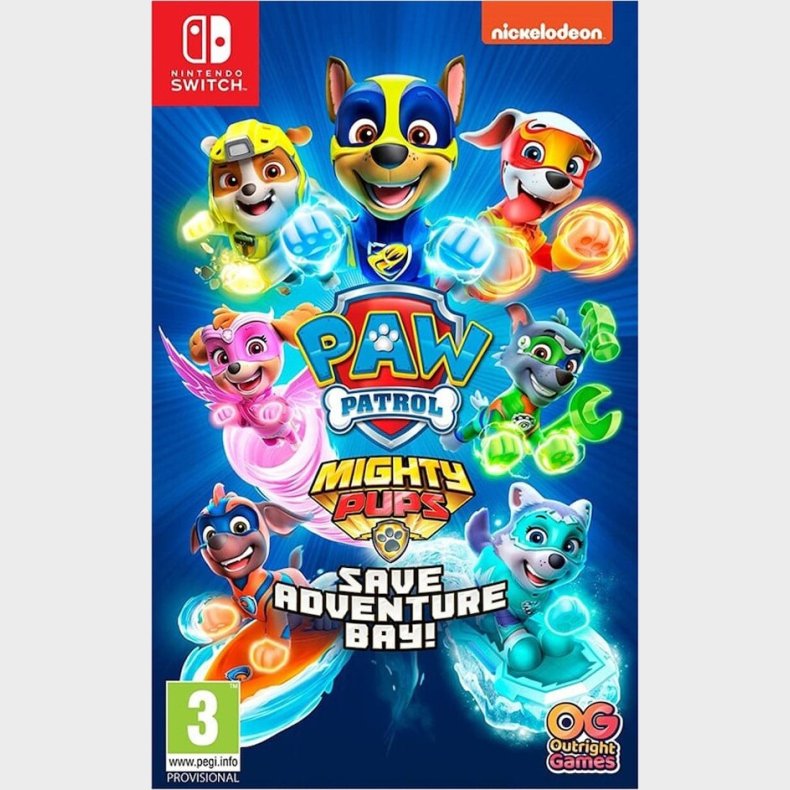 Paw Patrol: Mighty Pups Save Adventure Bay - Nintendo Switch