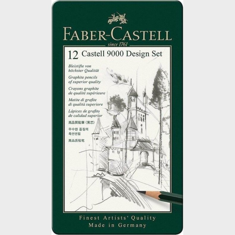 Faber-castell Blyanter - Castell 9000 Design Set