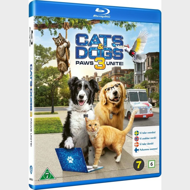 Cats And Dogs 3 / Hund Og Kat Imellem 3 - Blu-Ray