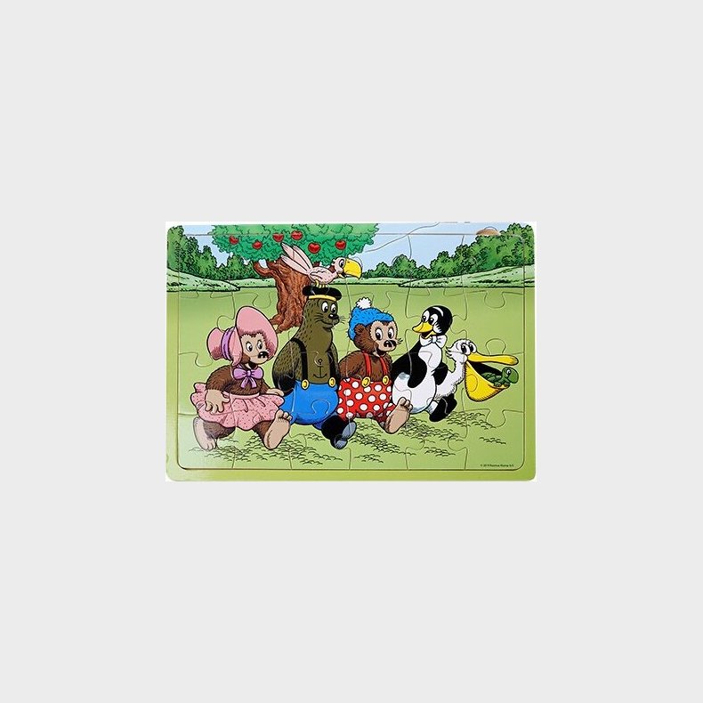 Rasmus Klump Puslespil I Tr - Trpuslespil Med 24 Brikker