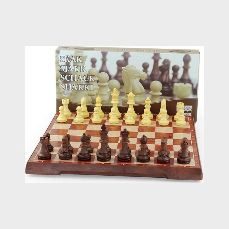 Magnetiske Skak Og Dam Brikker