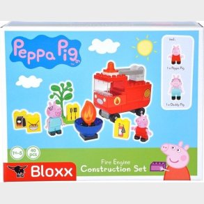 Big Bloxx - Gurli Gris - Brandbil Legest Med 2 Figurer