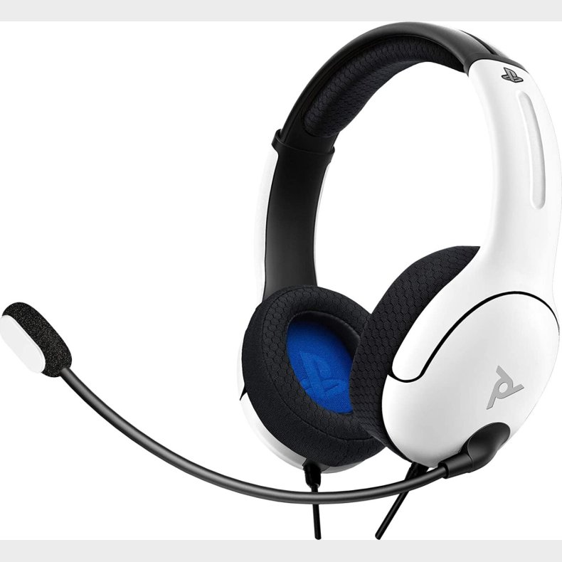 Pdp - Ps4 Og Ps5 Headset Med Mikrofon Lvl40 - Hvid