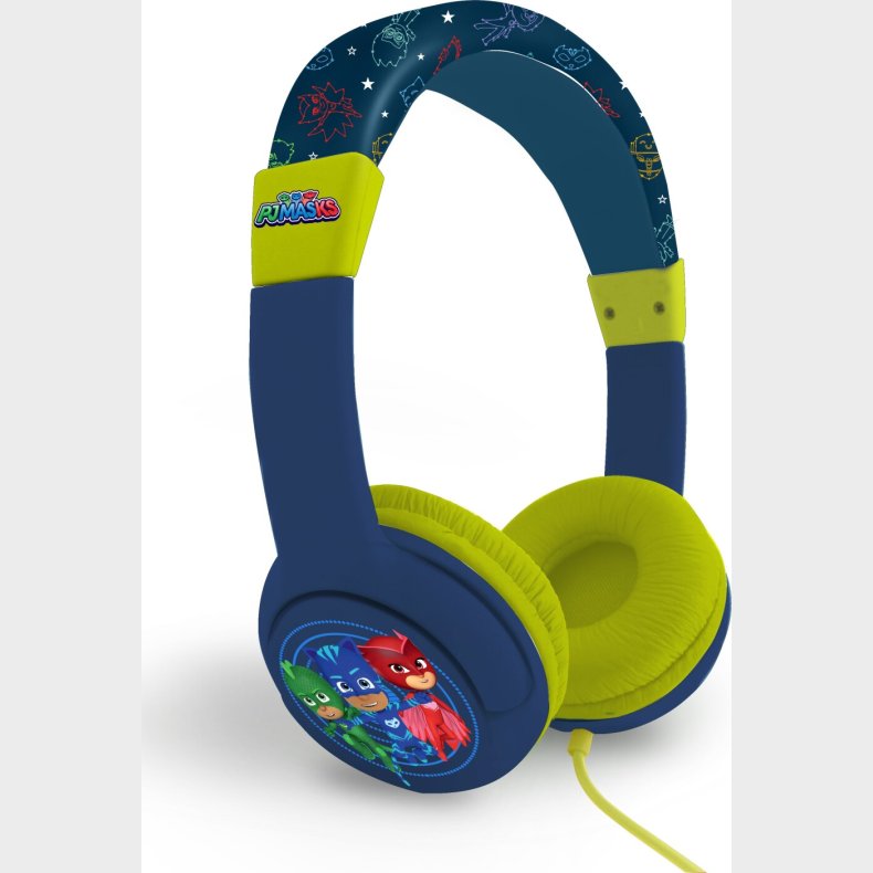 Pyjamas Heltene - Hovedtelefoner Til Brn - Bl Gul