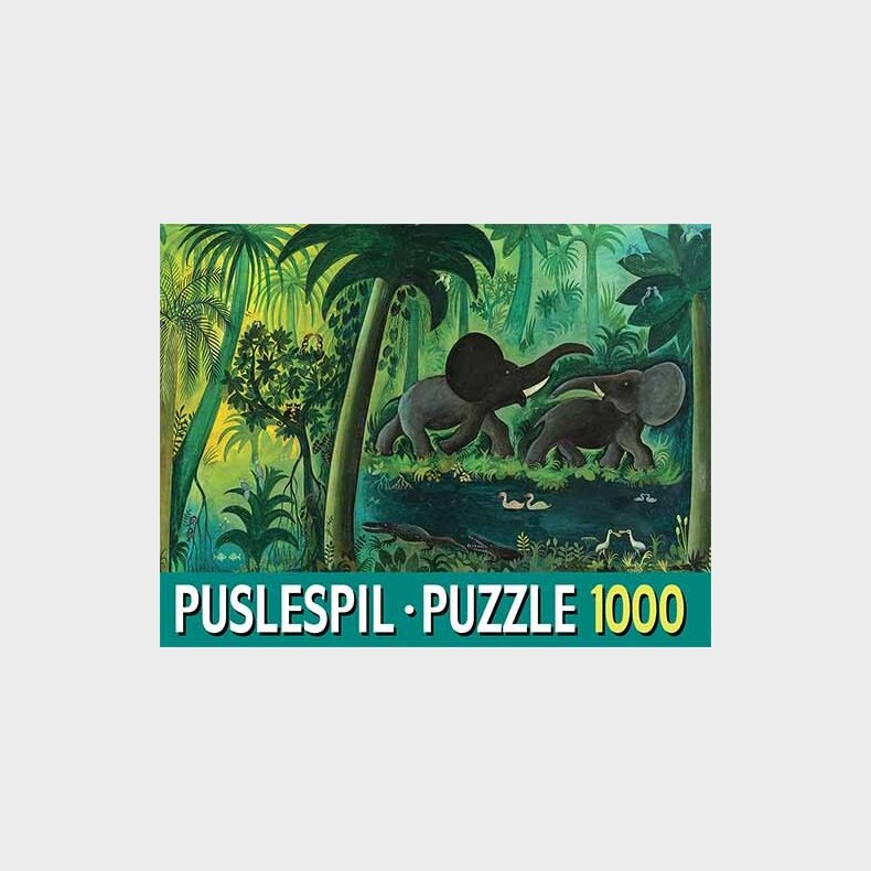 Hans Scherfig - Puslespil Med 1000 Brikker - Jungle