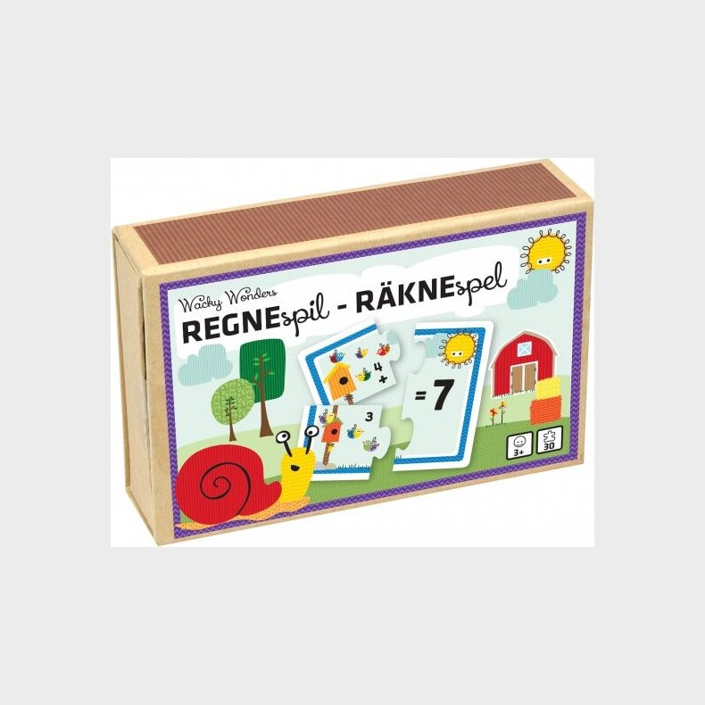 Wacky Wonders - Mini Puslespil - Regnespil Til Brn Fra 3 r