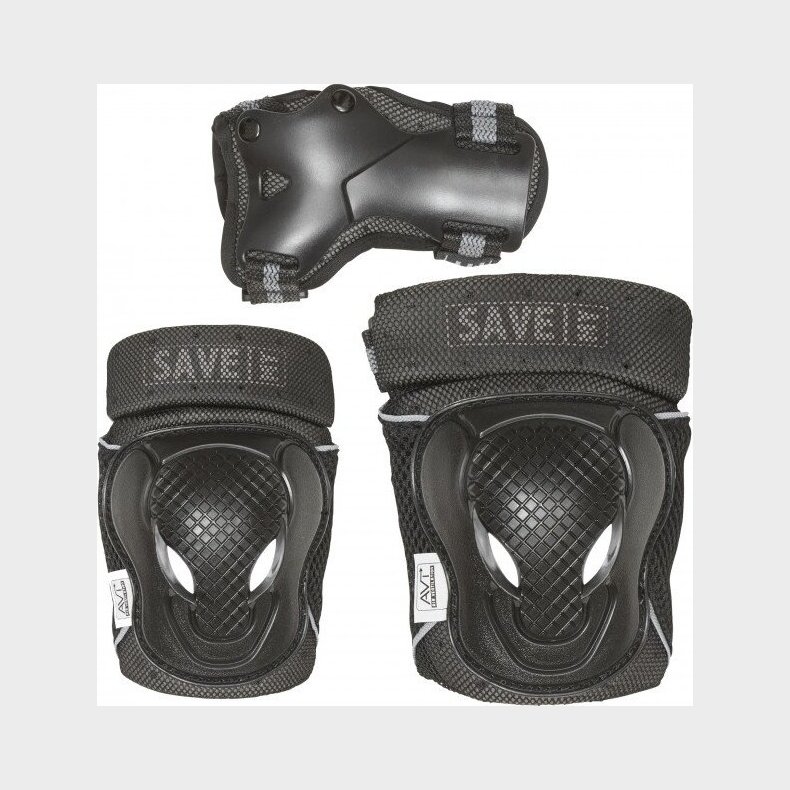 Knbeskyttere, Hndledsbeskyttere Og Albuebeskyttere - Sort L