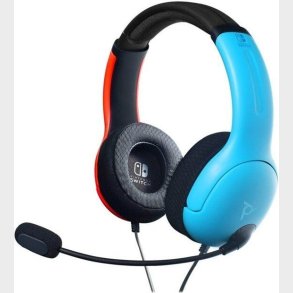 Pdp - Nintendo Switch Headset Med Mikrofon Lvl40 - Bl Rd