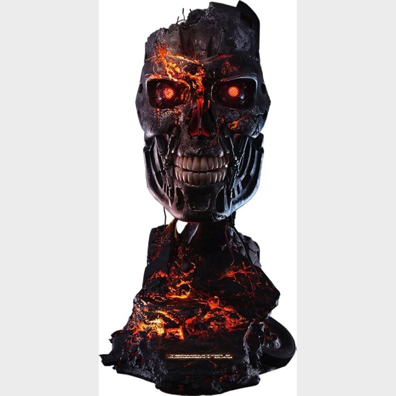 Terminator 2 T-800 Statue Med Lys