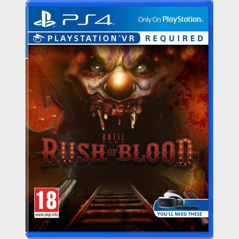 Until Dawn: Rush Of Blood (uk) (vr) - PS4