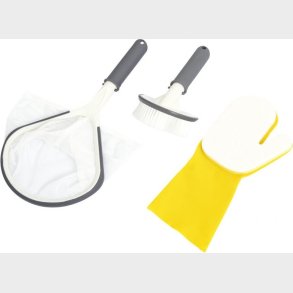 Lay-z-spa Tilbehr - 3-i-1 Rengringsst Med Brste, Net Og Handske