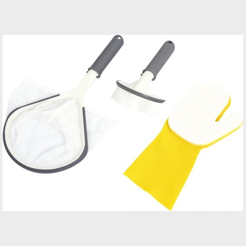 Lay-z-spa Tilbehr - 3-i-1 Rengringsst Med Brste, Net Og Handske