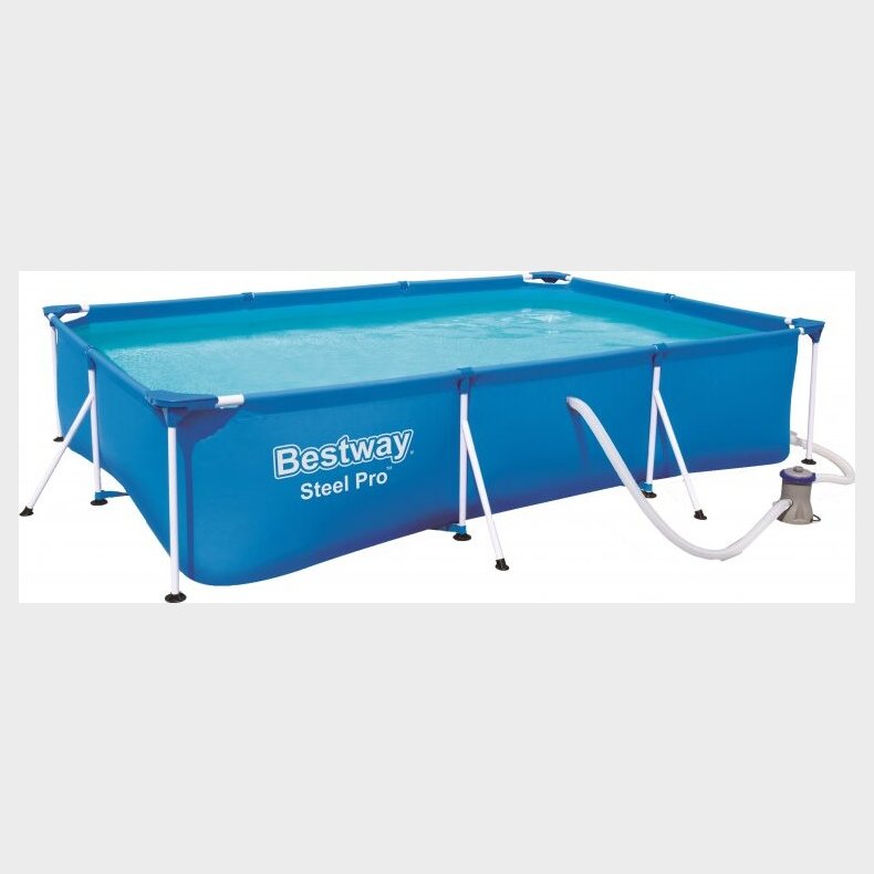 Bestway Steel Pro - Pool Med Pumpe Til Haven - 3.300 L