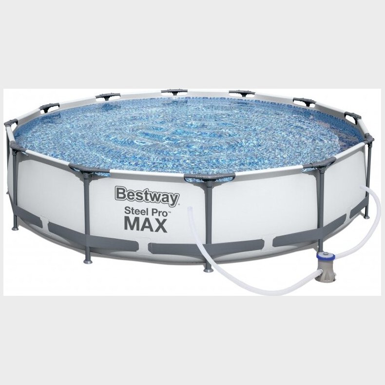 Bestway Steel Pro - Pool Med Pumpe Til Haven - 6.473 L