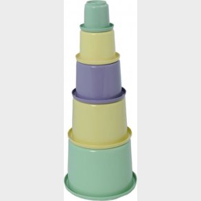 Stabelt�rn Til Baby - Plastik - 5 Dele