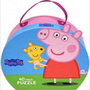 Gurli Gris Puslespil I Tr Til Brn - Teddy Kuffert