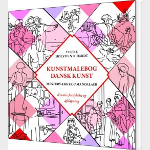 Kunstmalebog - Dansk Kunst - Vibeke Holstein Schmidt - Bog
