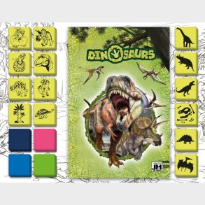 Trstempler Med Dinosaur-motiver - Diverse - Bog
